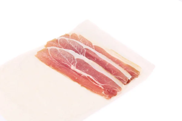 Italská lahodné prosciutto. — Stock fotografie