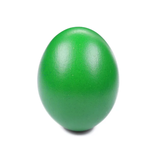 Green easter egg. — Stock Photo, Image