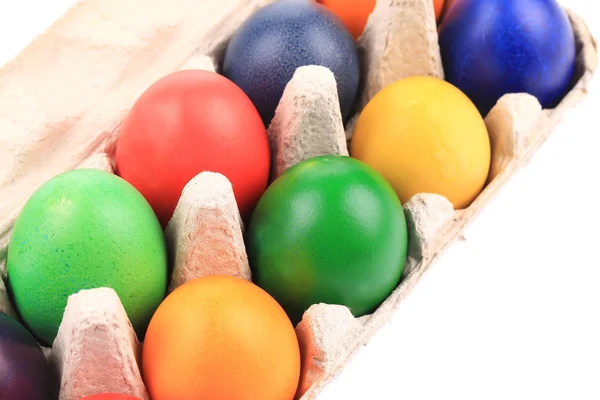 Huevos de Pascua coloreados. — Foto de Stock