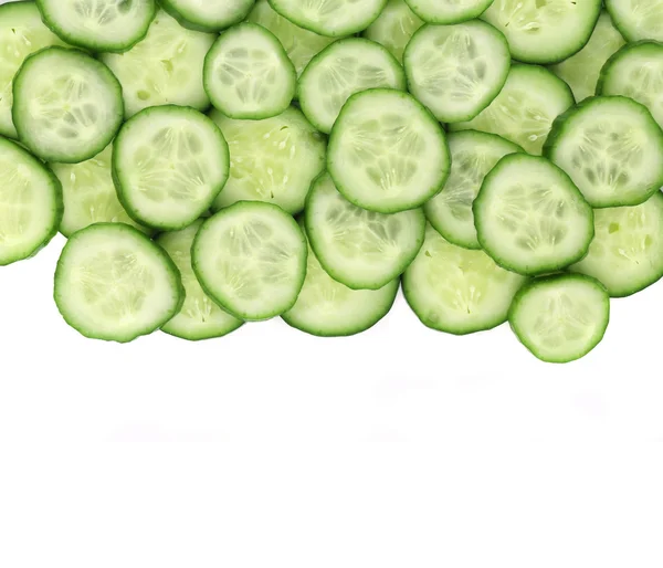 Fresh cucumber slices. — Stock Photo, Image