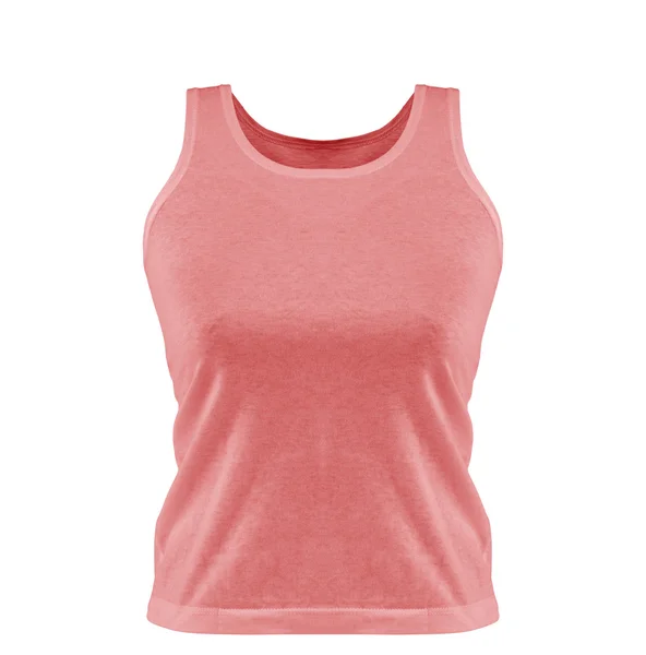 Roze vrouwen shirt. Vooraanzicht. — Stockfoto
