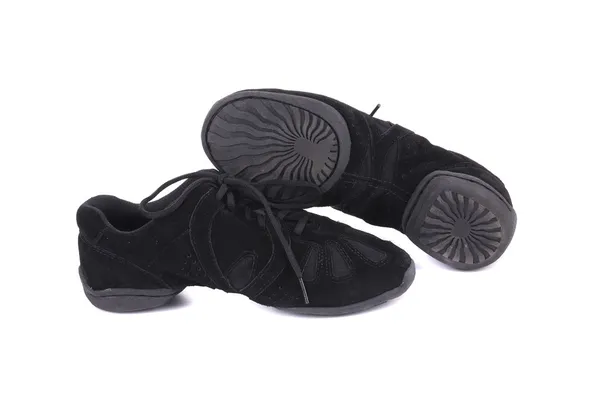 Black pair of dance shoes. — Stock Photo, Image