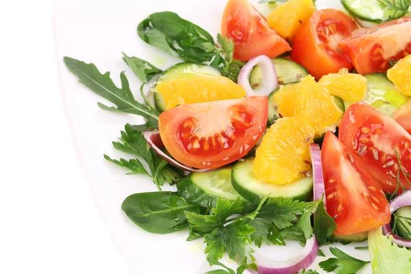 Close up of fresh salad. Macro. — Stock Photo, Image