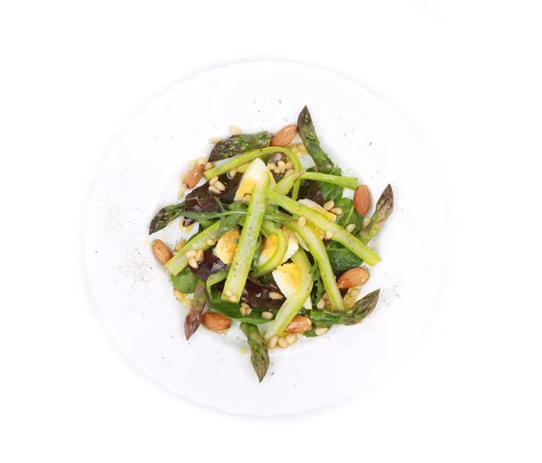 Insalata di asparagi freschi . — Foto Stock