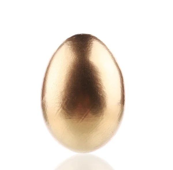 Goldenes Ei aus nächster Nähe. — Stockfoto