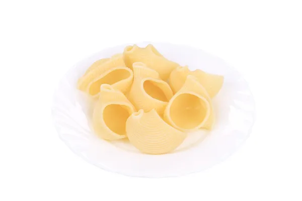 Close up of Italian pasta shells. — Stock Photo, Image