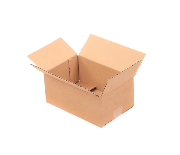 Κυματοειδές χαρτόνι κουτί. — Φωτογραφία Αρχείου