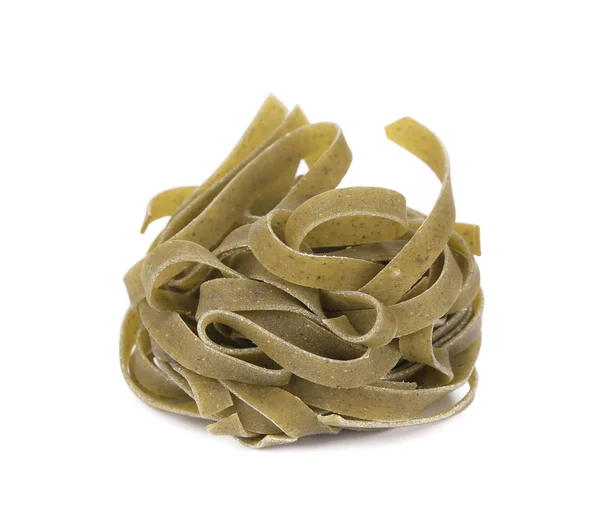 Tagliatelle with spinach. — Stock Photo, Image