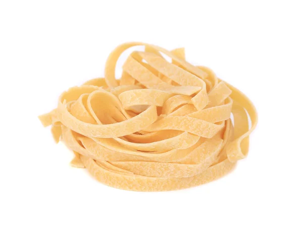 Tagliatelle paglia pasta italiana . — Foto Stock