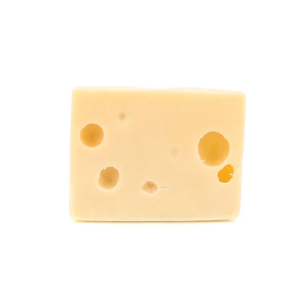 Detailní záběr plátek sýra. — Stock fotografie