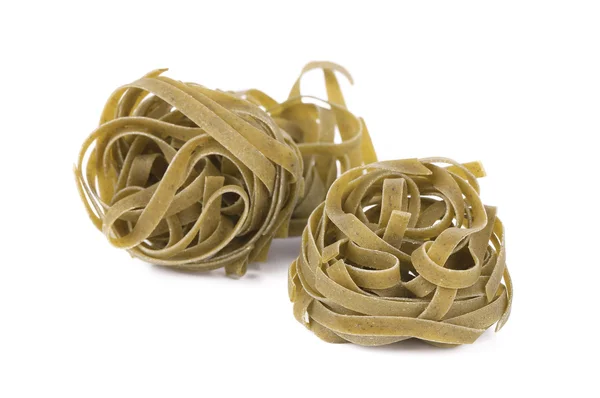 Tagliatelle paglia pasta italiana . — Foto de Stock