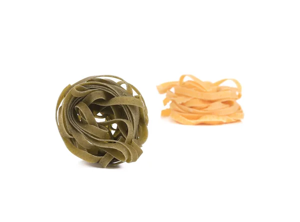 Tagliatelle paglia pasta italiana . — Foto de Stock