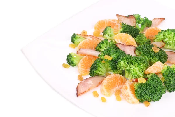 Közelkép a Brokkoli saláta. — Stock Fotó