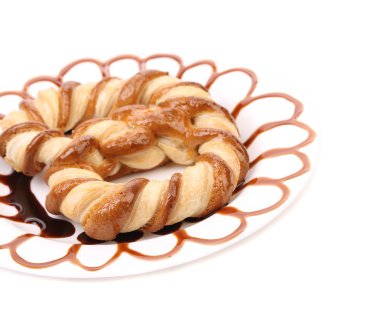 güzel düğüm şeklinde bisküvi.