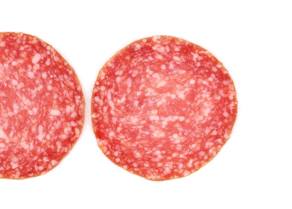 Slices of salami. — Stock Photo, Image