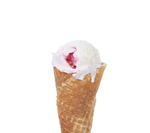 Helado de fresa. — Foto de Stock