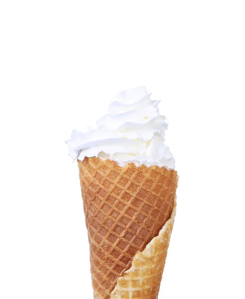 Конусное мороженое . — стоковое фото