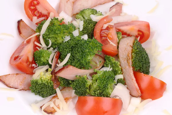 Nahaufnahme von Brokkoli-Salat. — Stockfoto