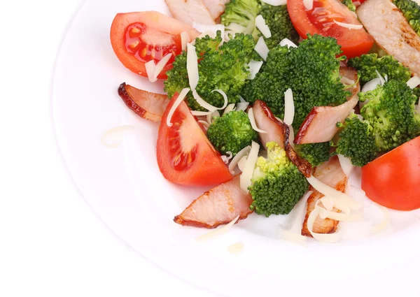 Közelkép a Brokkoli saláta. — Stock Fotó