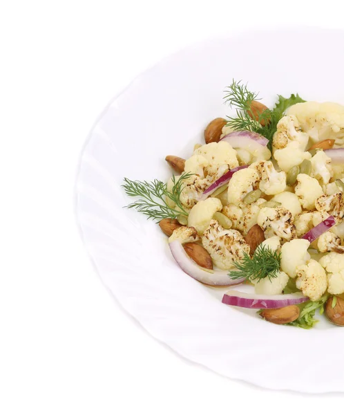 Cauliflower salad close up. — Stock Photo, Image