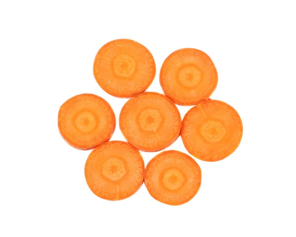 Rodajas de zanahoria como flor . —  Fotos de Stock