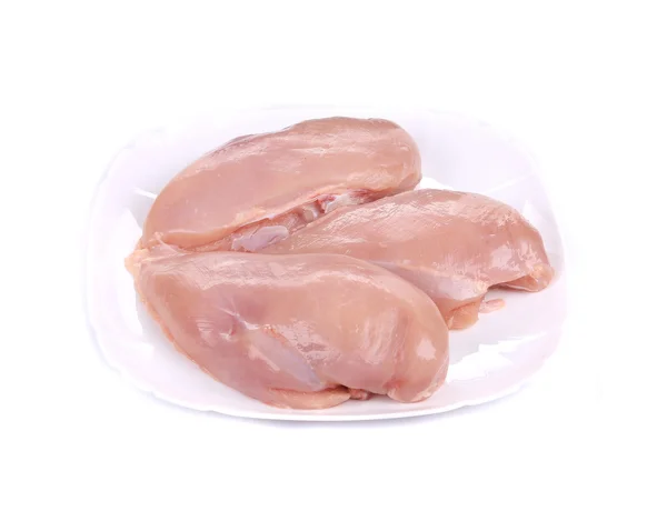 Syrové kuřecí prsa. — Stock fotografie