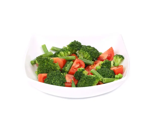 Brokkoli saláta paradicsom. — Stock Fotó