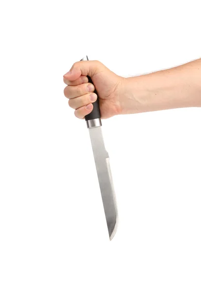 Cuchillo en una mano . — Foto de Stock