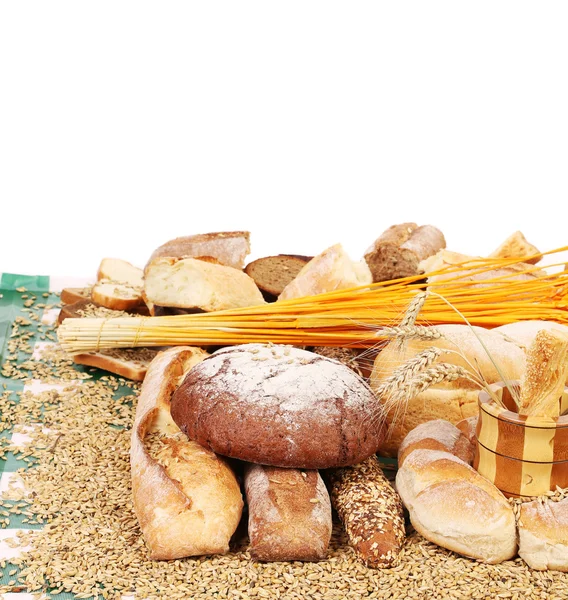 Verschillende soorten brood. — Stockfoto