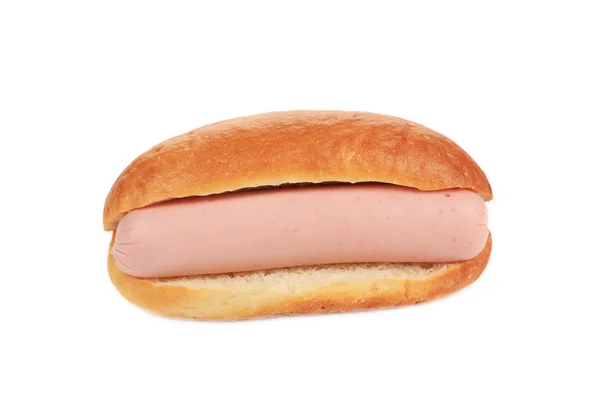 Hotdog brood en worst roll. — Stockfoto