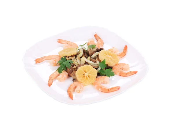Salada de camarão . — Fotografia de Stock