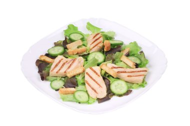 güzel Sezar salatası.