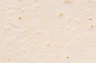 Beyaz dondurma dokusuna yakın çekim.