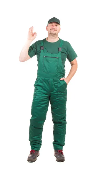 Worker in workwear. — Stock Photo, Image