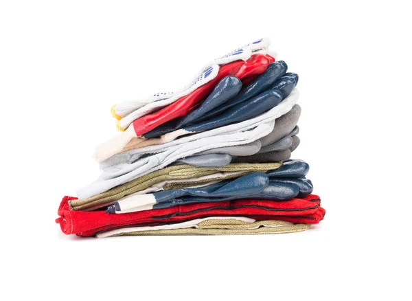 Stack of rubber gloves. — Stock Photo, Image