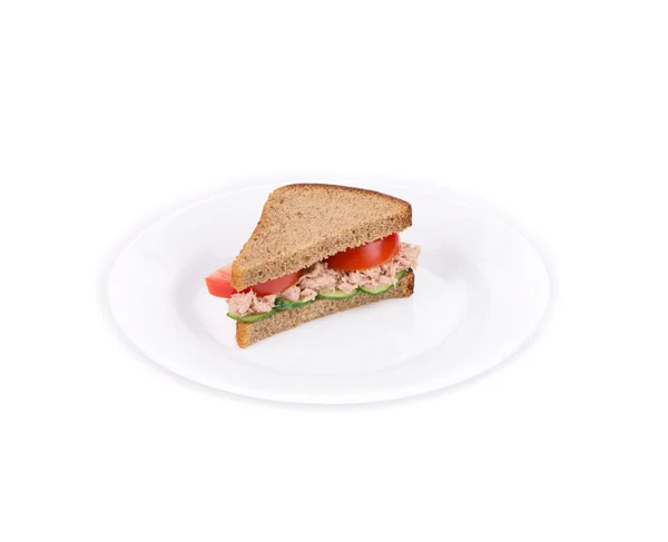 Tuna sandwich. — Stock Photo, Image