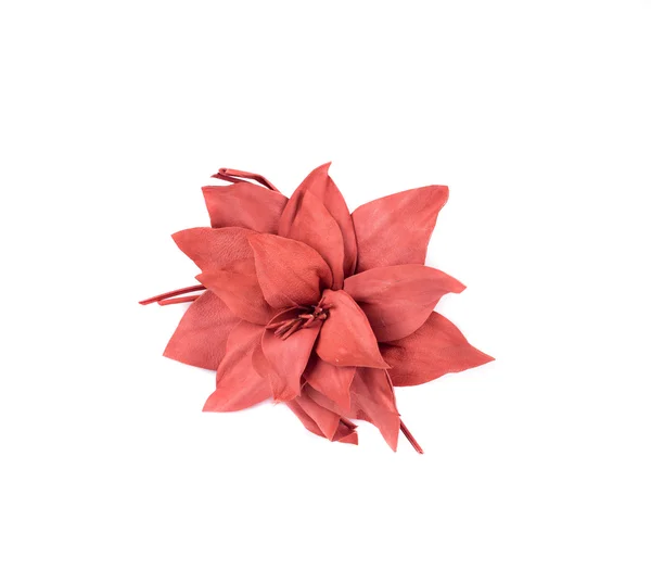 Flor rosa artificial de seda . — Foto de Stock