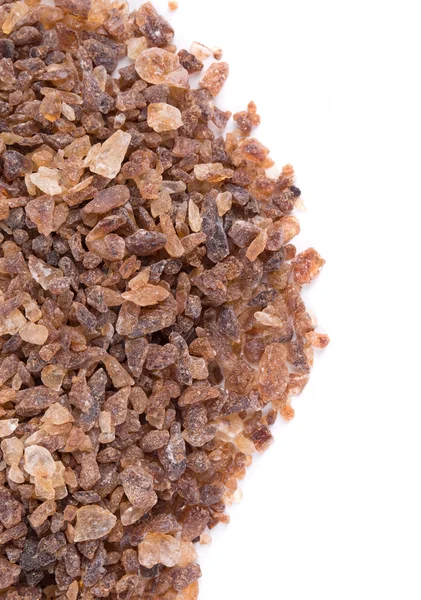 Tasty brown sugar. Close up. — Stock Photo, Image