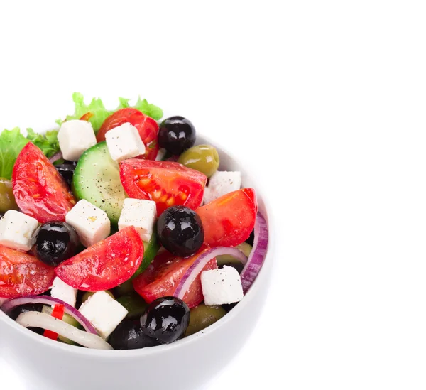 Primer plano de ensalada griega. — Foto de Stock