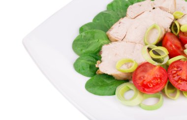 Tavuk salatası.