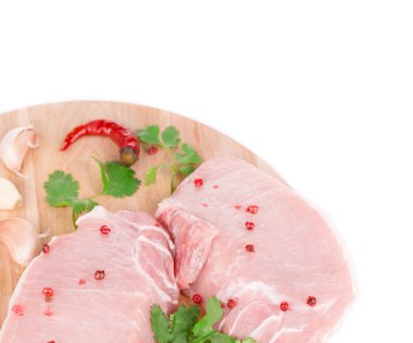 Çiğ tavuk göğsü.