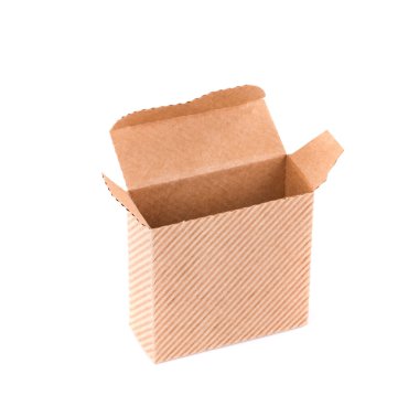 karton kutu açıldı.