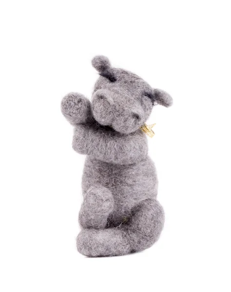 Soft toy Hippo. — Stock Photo, Image