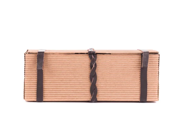 Caja Arton con cordones de cuero — Foto de Stock