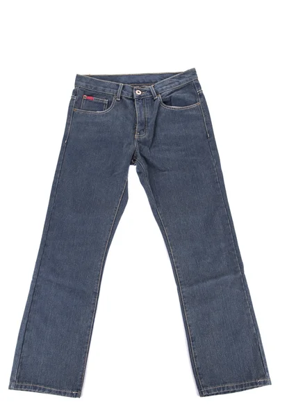 Новые синие джинсы . — стоковое фото