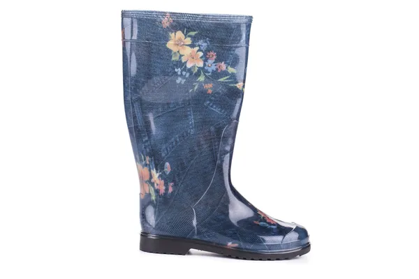 Stylish printed wellington boots. — Stock Photo, Image