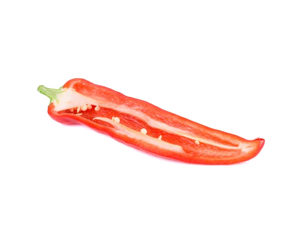 Halved red pepper. — Stock Photo, Image