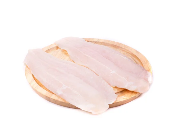 Verse zalmfilet van pangasius. — Stockfoto