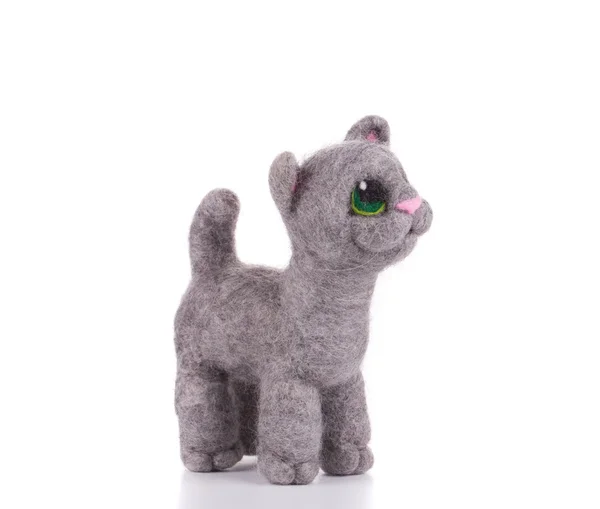 Детская игрушечная кошка — стоковое фото