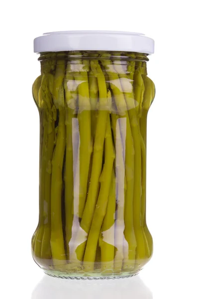 Marinated green asparagus. — Stock Photo, Image